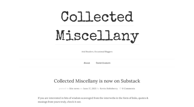 collectedmiscellany.com