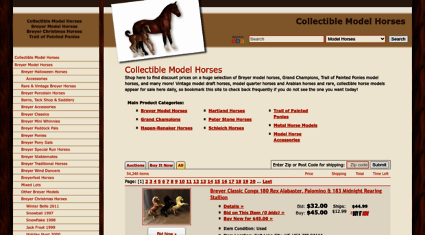 collectiblemodelhorses.com