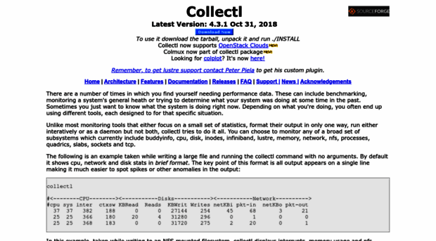 collectl.sourceforge.net