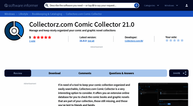 collectorz-com-comic-collector.software.informer.com