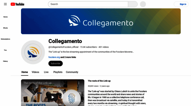 collegamentoch.focolare.org