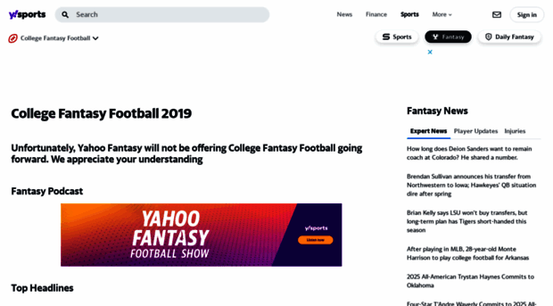 college.fantasysports.yahoo.com