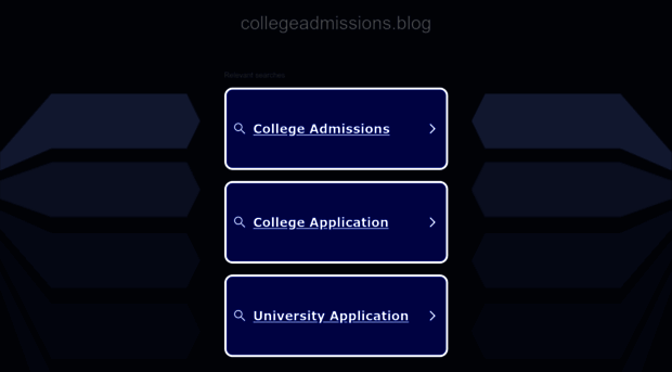 collegeadmissions.blog