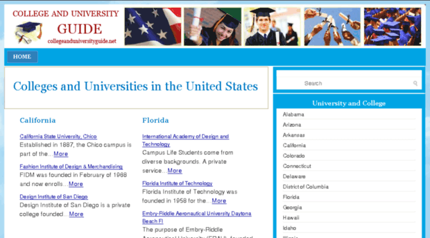 collegeanduniversityguide.net