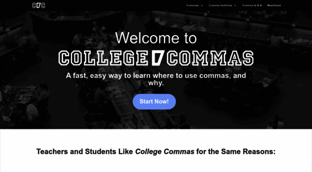 collegecommas.com