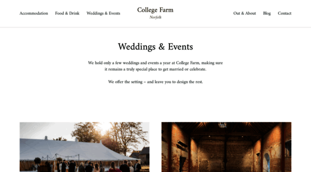 collegefarmweddings.co.uk