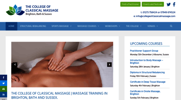 collegeofclassicalmassage.com