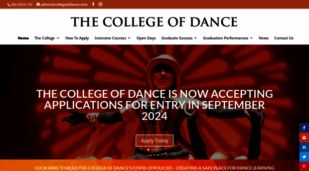 collegeofdance.com