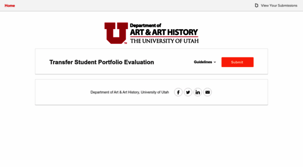 collegeoffineartsuniversityofutah.submittable.com