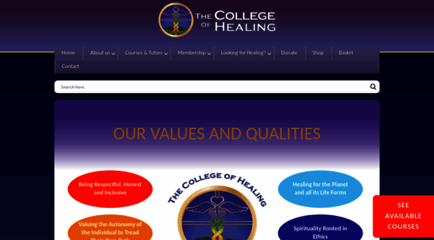 collegeofhealing.org