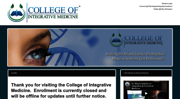 collegeofintegrativemedicine.org