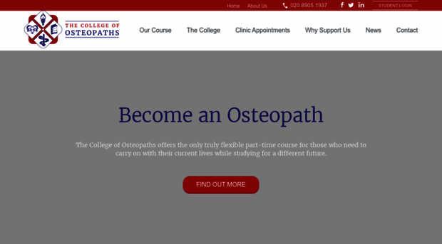 collegeofosteopaths.ac.uk