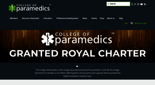 collegeofparamedics.co.uk