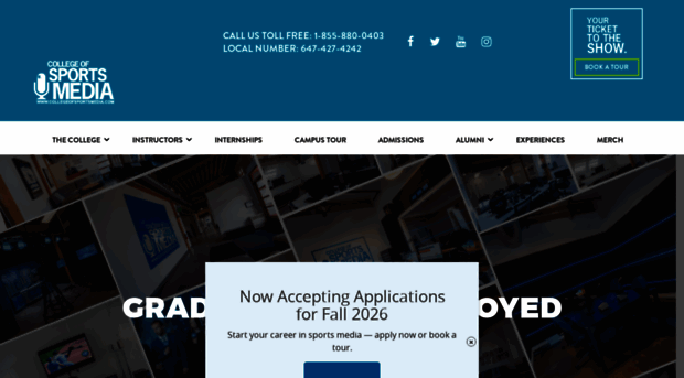 collegeofsportsmedia.com