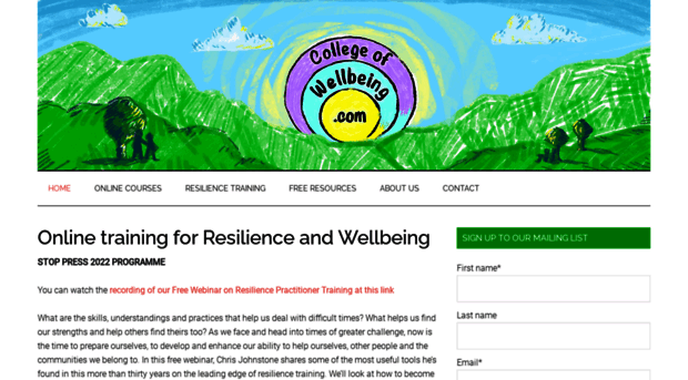 collegeofwellbeing.com