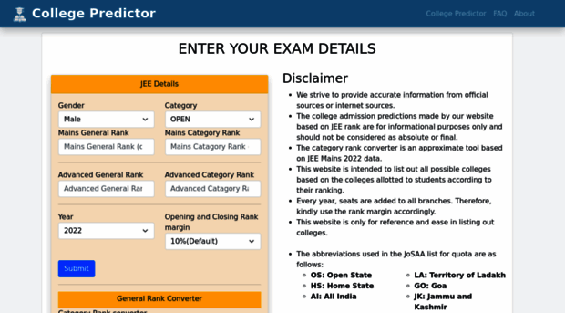 collegepredictor.in