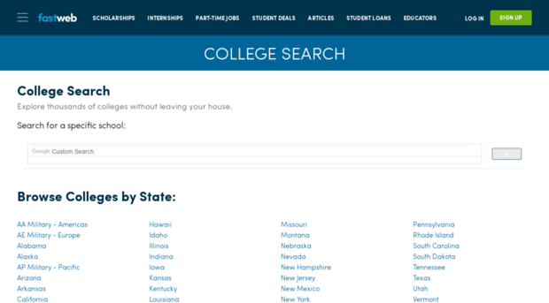 colleges.fastweb.com