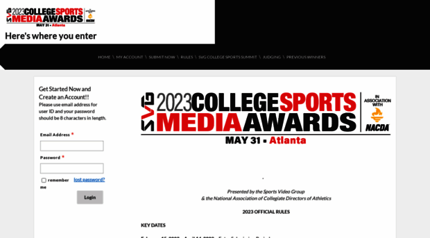 collegesportsmediaawards.secure-platform.com