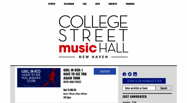 collegestreetmusichall.com