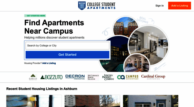 collegestudentapartments.com