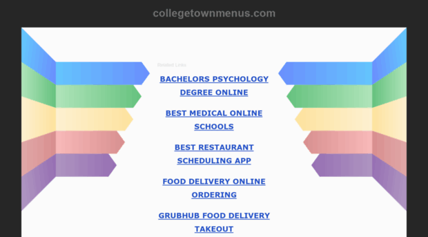 collegetownmenus.com