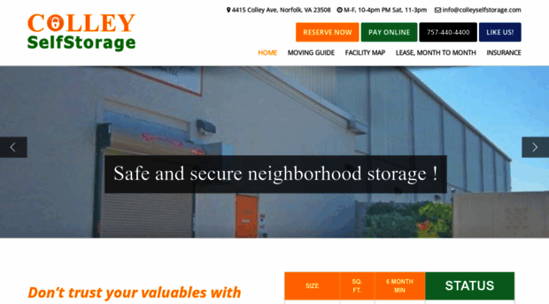 colleyselfstorage.com