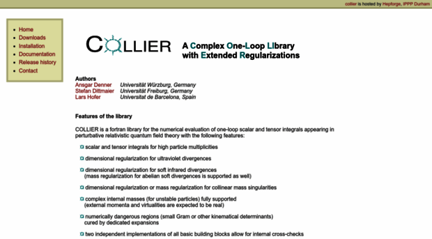 collier.hepforge.org