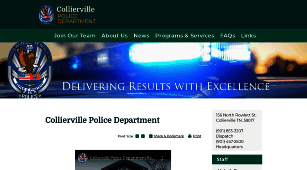 colliervillepolice.org