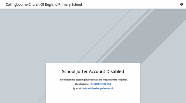 collingbourne.home.schooljotter2.com