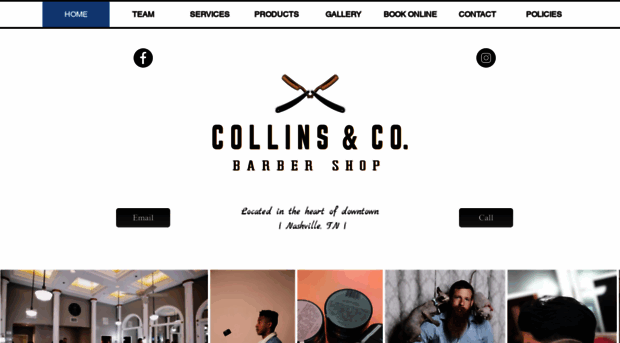 collinsandcobarbershop.com