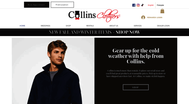 collinsclothiers.com