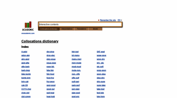 collocations.enacademic.com