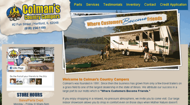 colmanscampers.com