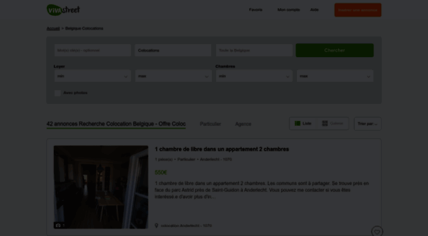 colocation.vivastreet.be