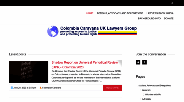 colombiancaravana.org.uk