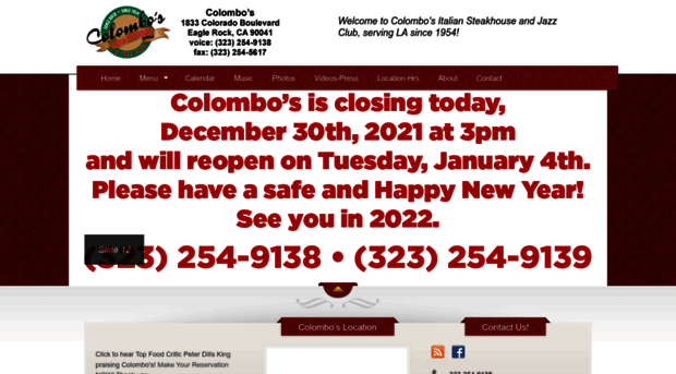 colombosrestaurant.com