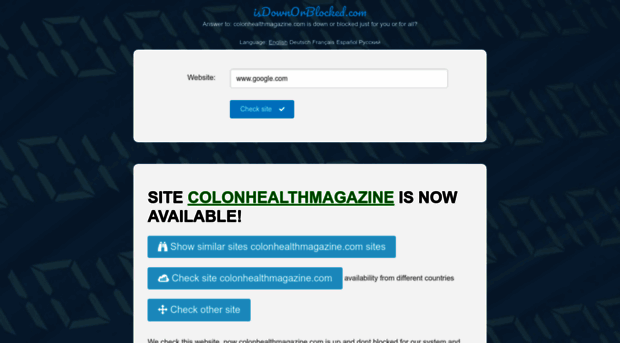 colonhealthmagazine.com.isdownorblocked.com