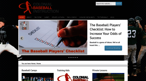 colonialbaseballinstruction.com