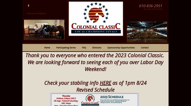 colonialclassichorseshow.com