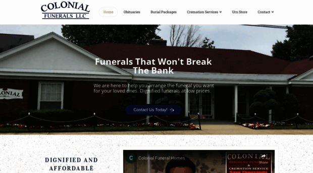 colonialfunerals.com