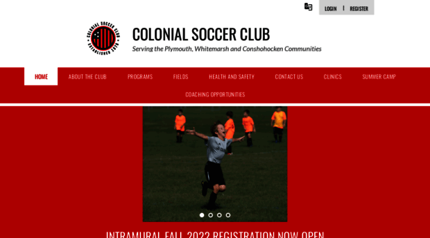 colonialsoccerclub.org