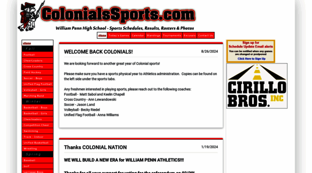 colonialssports.com