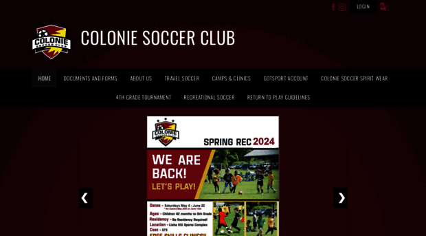 coloniesoccer.org