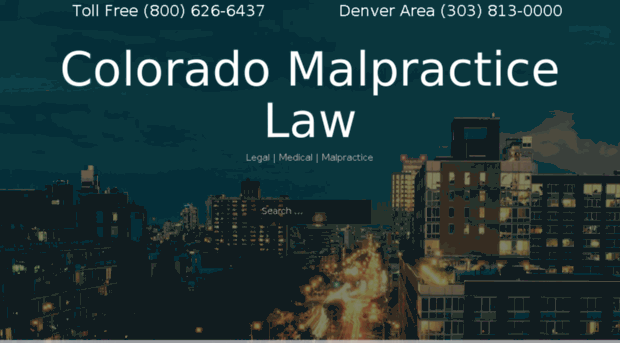 coloradomalpracticelaw.com