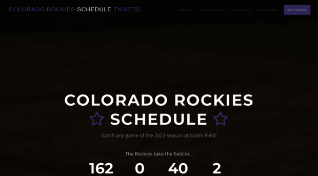 coloradorockiesschedule.com