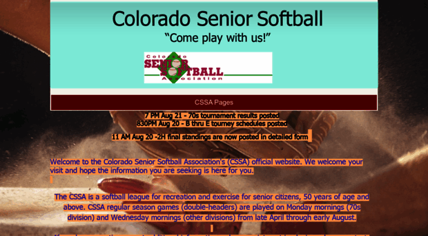 coloradoseniorsoftball.com