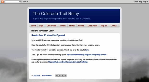 coloradotrailrelay.blogspot.com