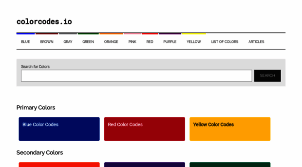 colorcodes.io