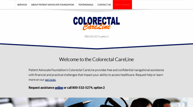 colorectalcareline.org