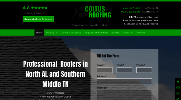 coltusroofingandconstruction.com